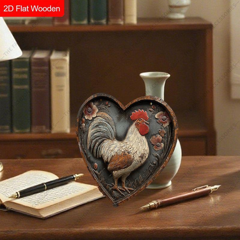 2D Flat Wooden Hanging Decorative Signs, Family Wall or Door Decoration, Garden Decoration, Housewarming Gifts for Friends