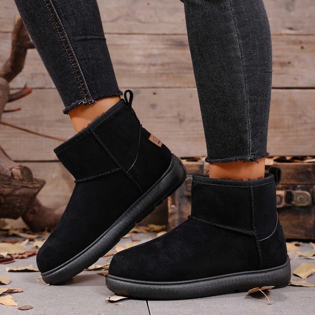 Snow Boots Women's High-top Velvet Cotton Shoes Women's Winter New Thickened Winter Warm Cotton Boots Wholesale
