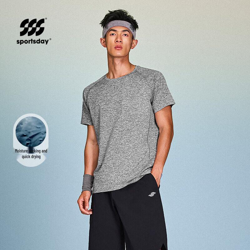 HLA Men s Athletic Round Neck Short Sleeve T-Shirt 3XL