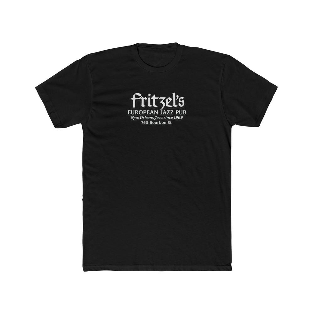 

Fritzel#039;s European Jazz Pub New Orleans Club Restaurant Cotton Crew Tee Unisex T-Shirt L