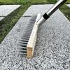 Stainless Steel Wire Floor Brush Head for Concrete Stain Outdoor Deck Garage Stainless Steel Deck Moss Remover