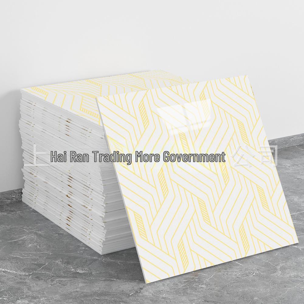 Fliesenimitat 3D Wandaufkleber: Selbstklebende Aluminium-Kunststoff-Paneele für Badezimmer- und Küchenrenovierung.