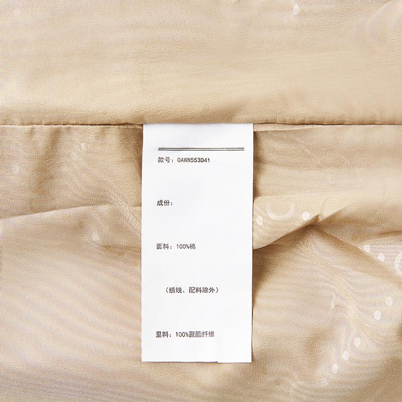 Lagogo light camel casual long sleeved zipper jacket