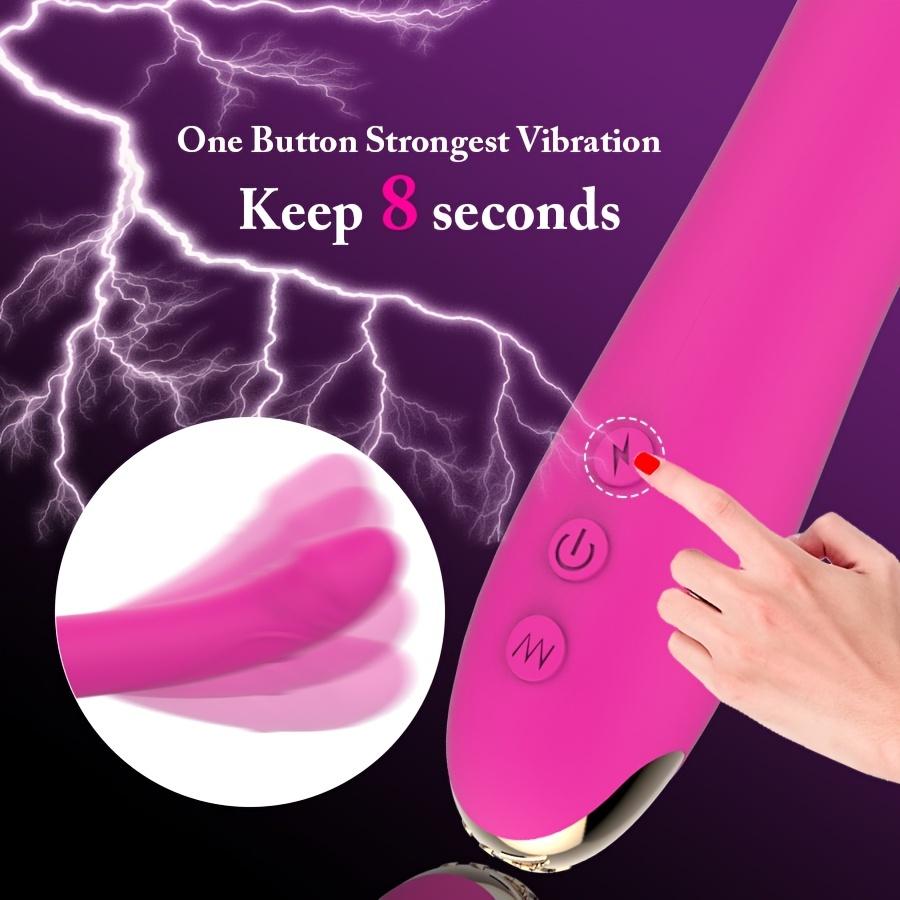 Beginner G-Spot Vibrator for Women 8 Seconds To Orgasm Finger Shaped Vibes Nipple Clitoris Stimulator Sex Toys for Adult Female