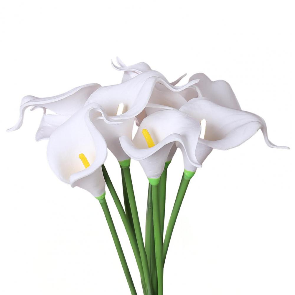 Simulated Calla Lily Premium Simulated Flowers Realistic Artificial Calla Lily Flowers for Home Decor Wedding for Vases