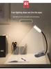 Clip-On LED Desk Reading Light with Eye Protection and Rechargeable Battery