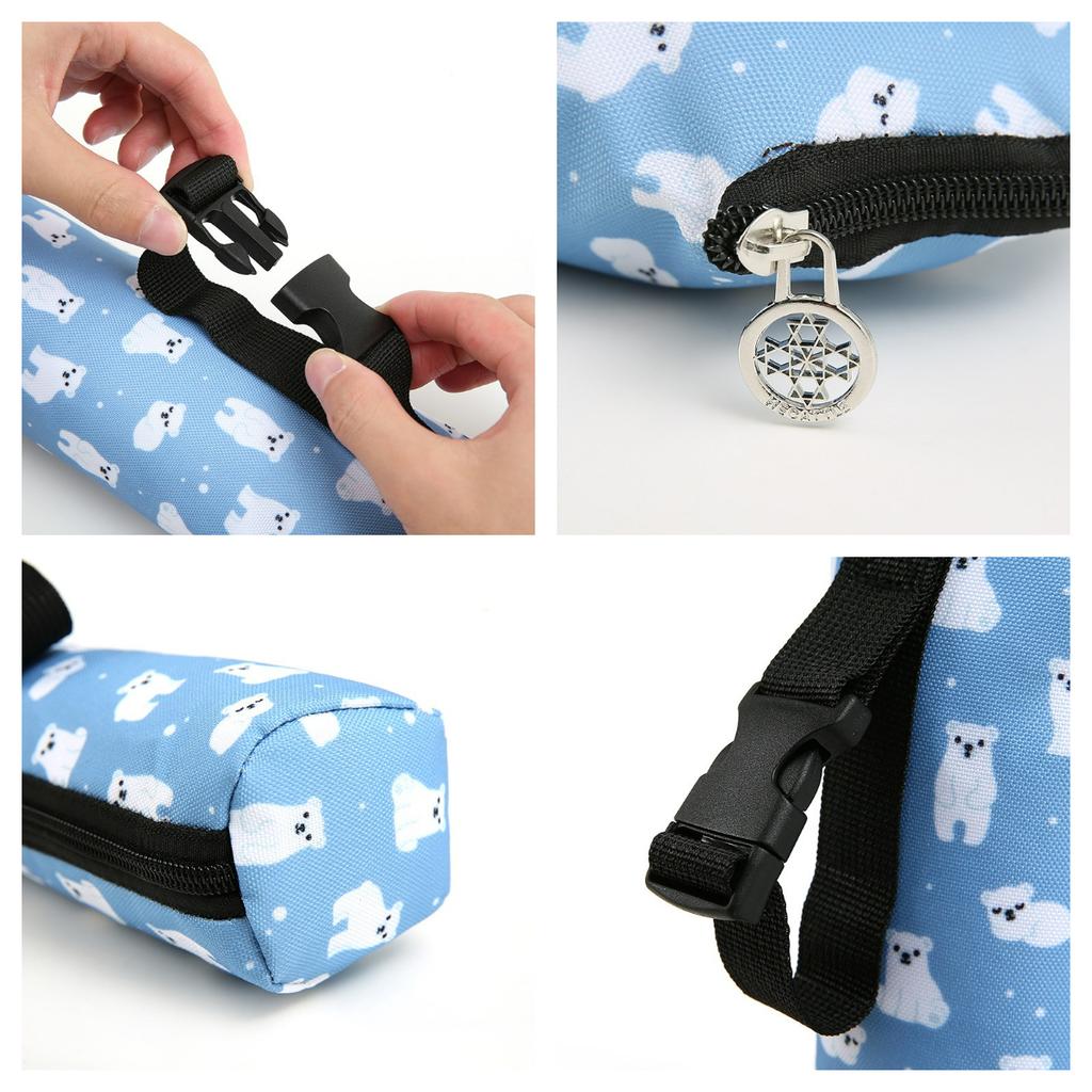 Baby Bottle Warmer Bag Portable Infant Feeding Bottle Aluminum Foil Insulation Stroller Hanging Bag Insulated Bottle Holder