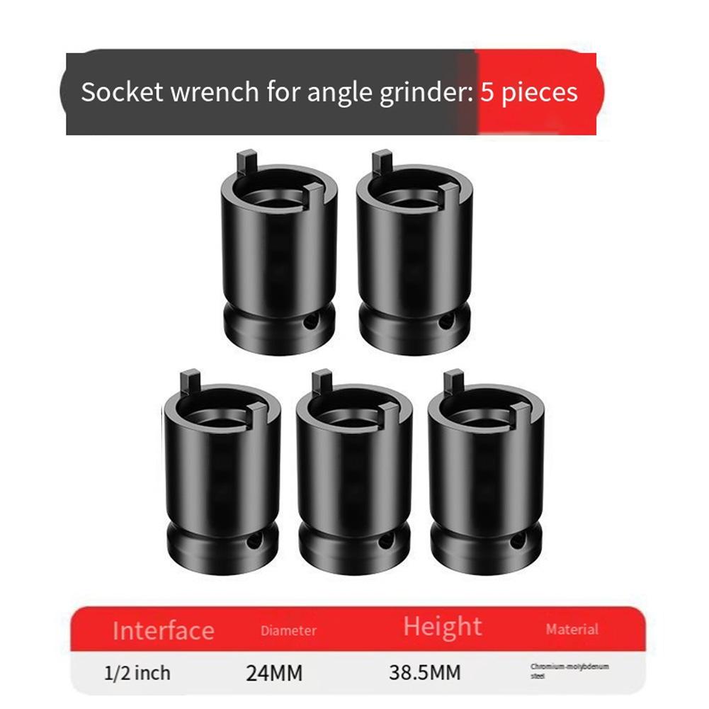 Angle Grinder Wrench Flange Nut Removal Tool Square Tooth Grip Compacts Portable Chromium Molybdenums Steel Power Tool Parts