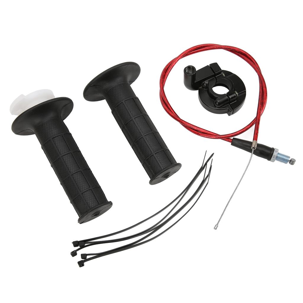 Twist Throttle Grips with Cable for 50cc 70cc 90cc 110cc 125cc 140cc 150cc 160cc Dirt Pit Bike 7 8in Handlebar