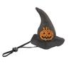 Lightweight Pet Headgear Halloween Cat Witch Hat, Fun Hat with Adjustable Elastic Strap, Cartoon Comfortable Headwear Ghost Pumpkin Bat Skull for Cats