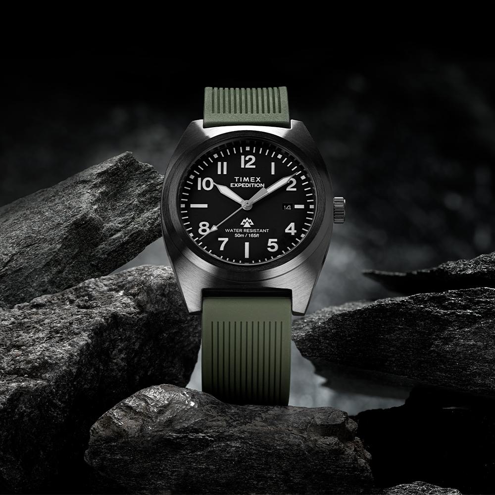 TIMEX Expedition Capstone Khaki Strap Military Watch 39mm TW2Y18000