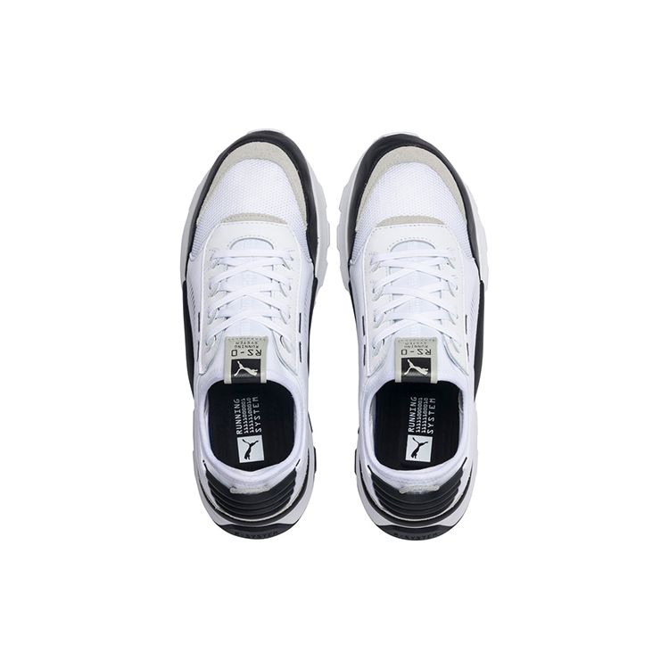 Puma Rs-0 Core Fabric Sports Low-Top Lifestyle Shoes Unisex Sneakers White Black 369601-08