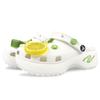 Crocs Classic Platform Clog BNK Sour Lemon Dream Star Summer French Line Girly Sweet Cool Hole Shoes Women's Green & White