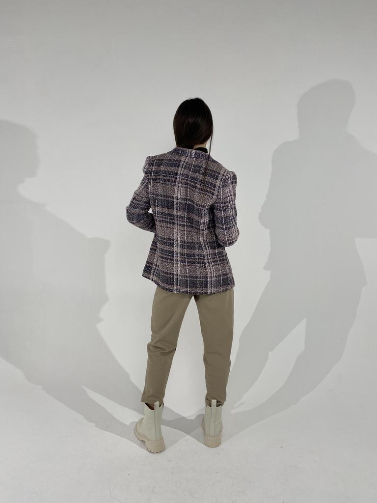 Fi More Plaid Jacket 5492 36 Pink