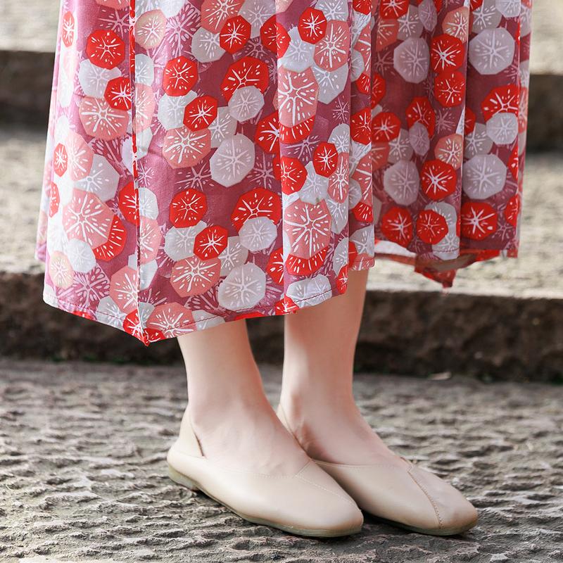 Elegant Sling Dress for Women Plus Size Casual Summer Long Dress Vintage Middle-aged Women's Clothing