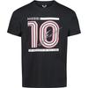 Messi Little Boys' 10 Signature Black Graphic T-Shirt. Sizes 2T, 3T & 4/4T. New!