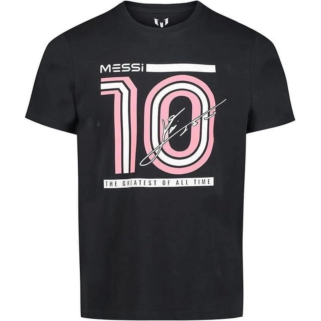 

Messi Little Boys 10 Signature Black Graphic T-Shirt. Sizes 2T, 3T & 4/4T. New! 110