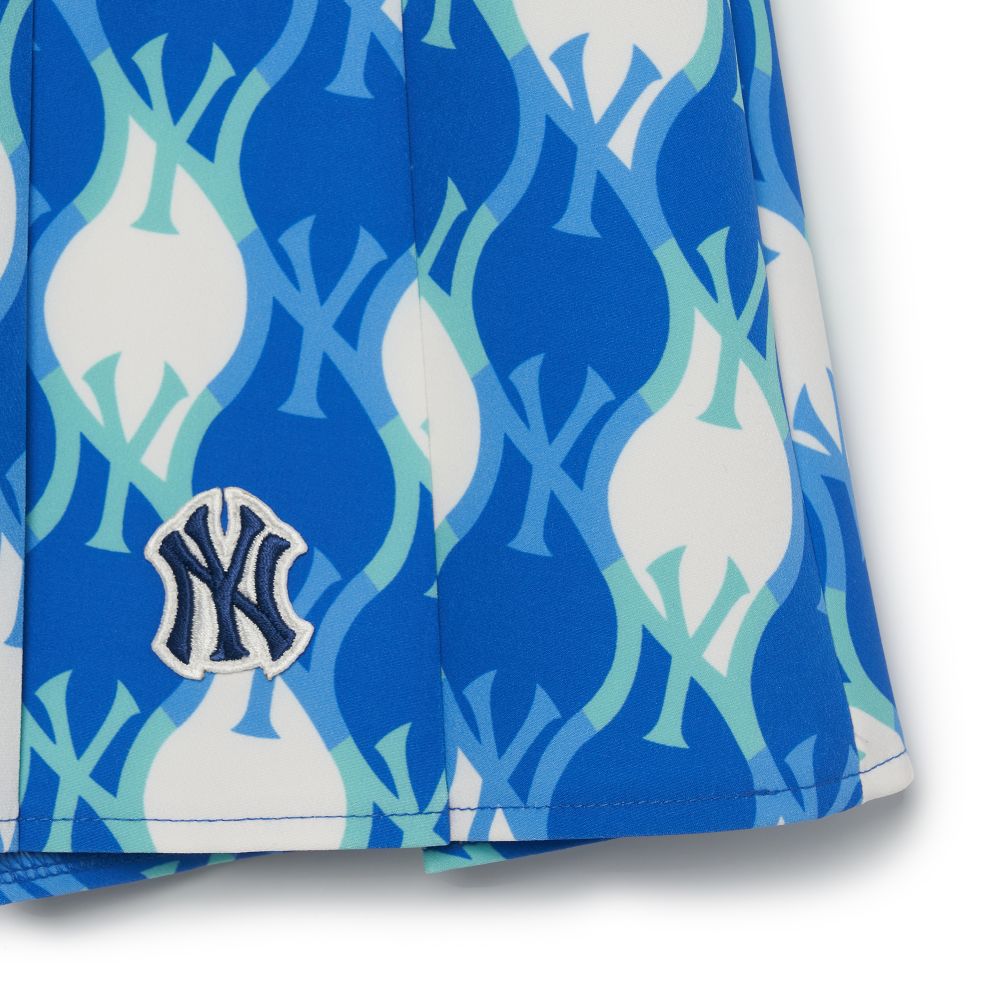 New MLB New York Yankees Casual Short Skirts Women's Light Blue 3FSKM0233-50CBL