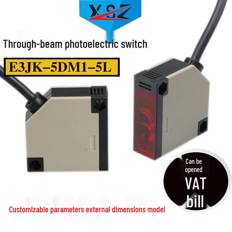 Инфракрасный фотоэлектрический датчик на проход Xin Sen Zheng E3JK-5DM1-5L E3JK-5DM1-5L DC Normally Open