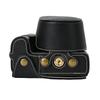 Z50II Palm Print PU Leather Camera Bag Case For Nikon Z50II Battery Opening Protective Cover With Shoulder Strap