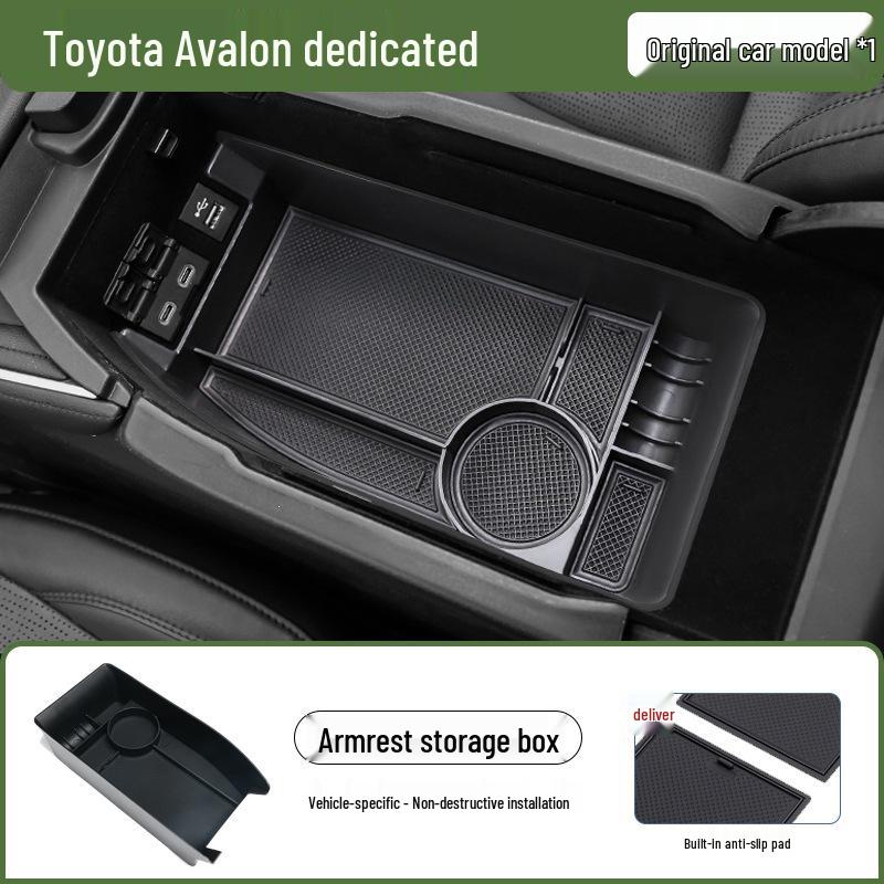 

Compatible 24 Models Toyota Avalon Center Console Armrest Storage Box Accessories