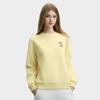 FILA Heritage Fashion Versatile Letter Pullover Long Sleeve Sweatshirt Women sweatshirt Yellow-Azalea F11W448214FYE
