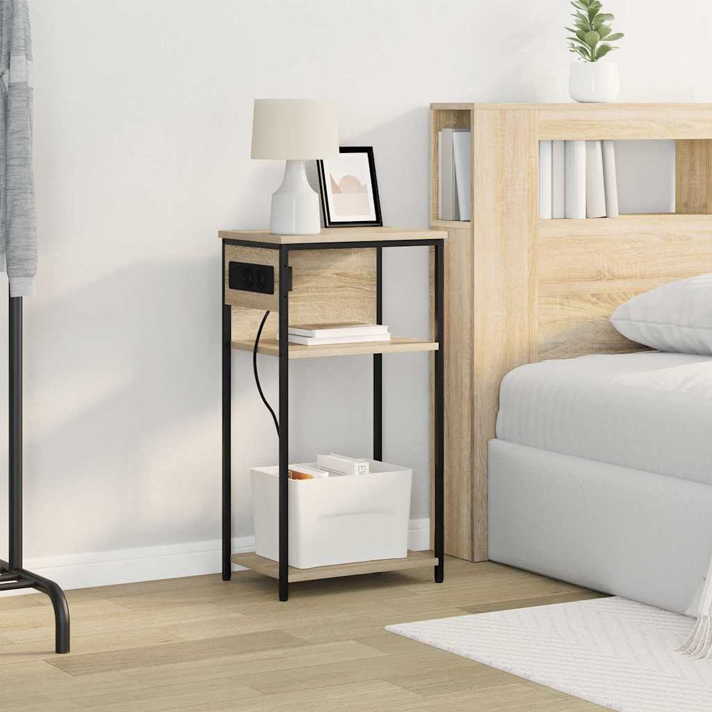 Nightstand Sonoma Oak 41 x 28 x 76 cm Particleboard