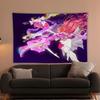 Korean Animation Fantasy K-pop Demon h-Hunters Cartoon Character Tapestry Room Decoration Home Decor Bedroom Wall Hanging Fabric