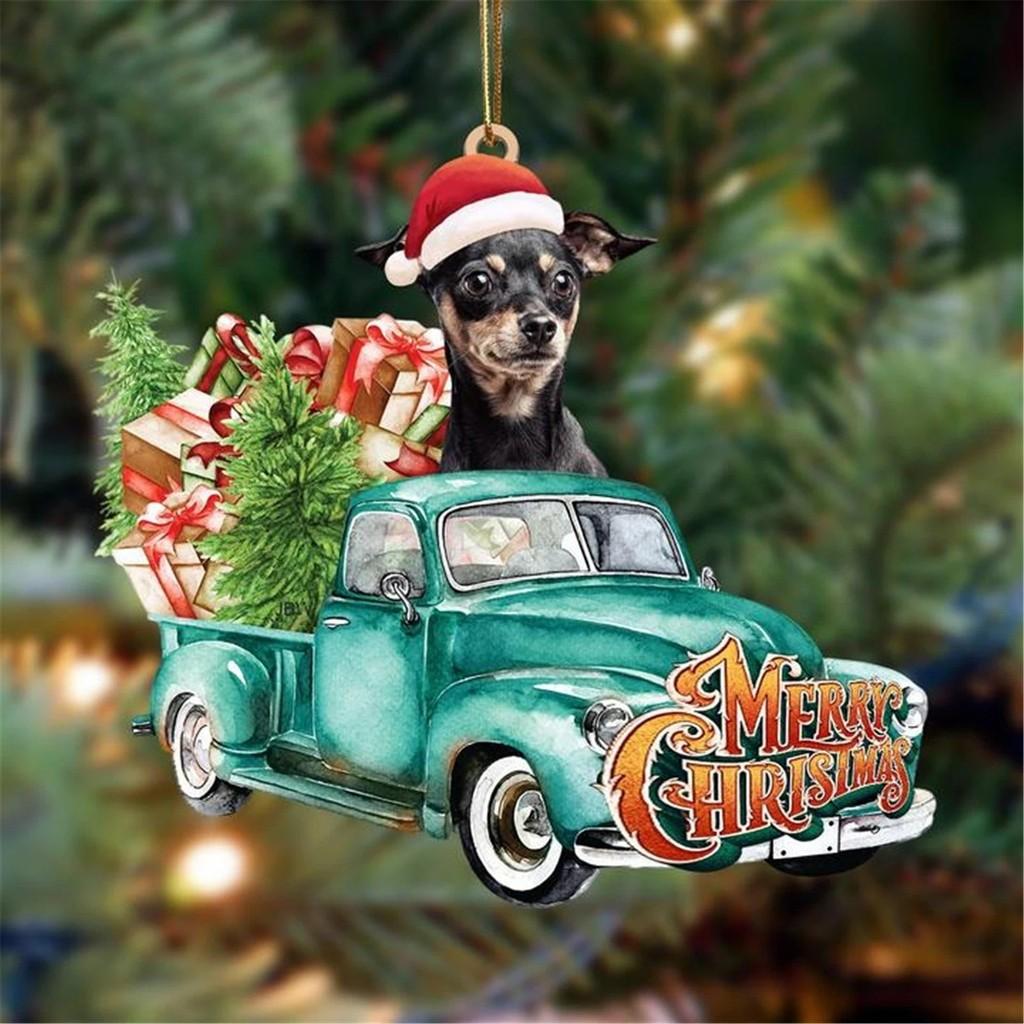 

Acrylic Animal Festive Pattern Decorations For Kids Christmas Tree And Car Interiors 8