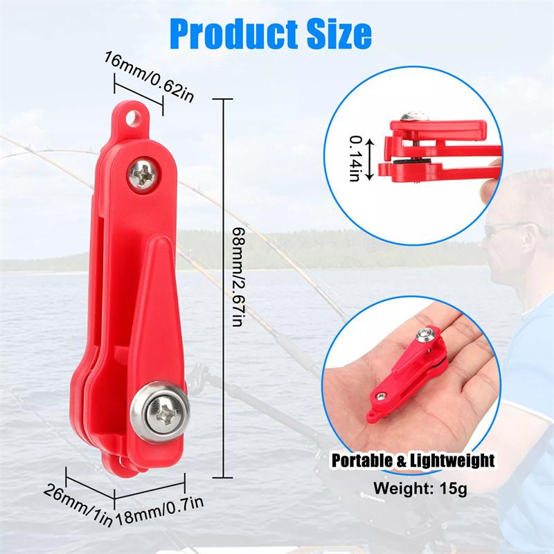 

Releaseclip Power Grip Planer Board Snap Trolling Weight Release Clip For Planer Board Downrigger Boat Accessory Adjustable красный
