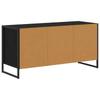 TV Stand in Black Oak Effect 100 x 36 x 49.5 cm