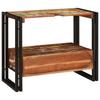 Washbasin Cabinet Multicolored Solid Upcycled Wood