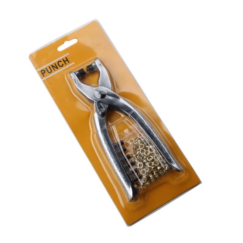 Durable Grommet Eyelet Plier for 2mm,2.5mm,3mm,3.5mm,4mm,4.5mm Holes Eyelets Heavy Duty Grommet Eyelet Plier Tool Q84D