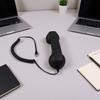 Retro Phone Handset Type C Wired Telephone Handset Handheld Receiver with Mic and Speaker for Conference Call