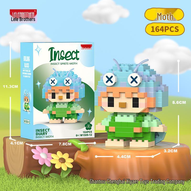 Compatible Lego Micro Building Block Cartoon Figurines - Children's Educational Desktop Toys