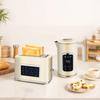 Touch Screen Kettle and Toaster Set - Cream