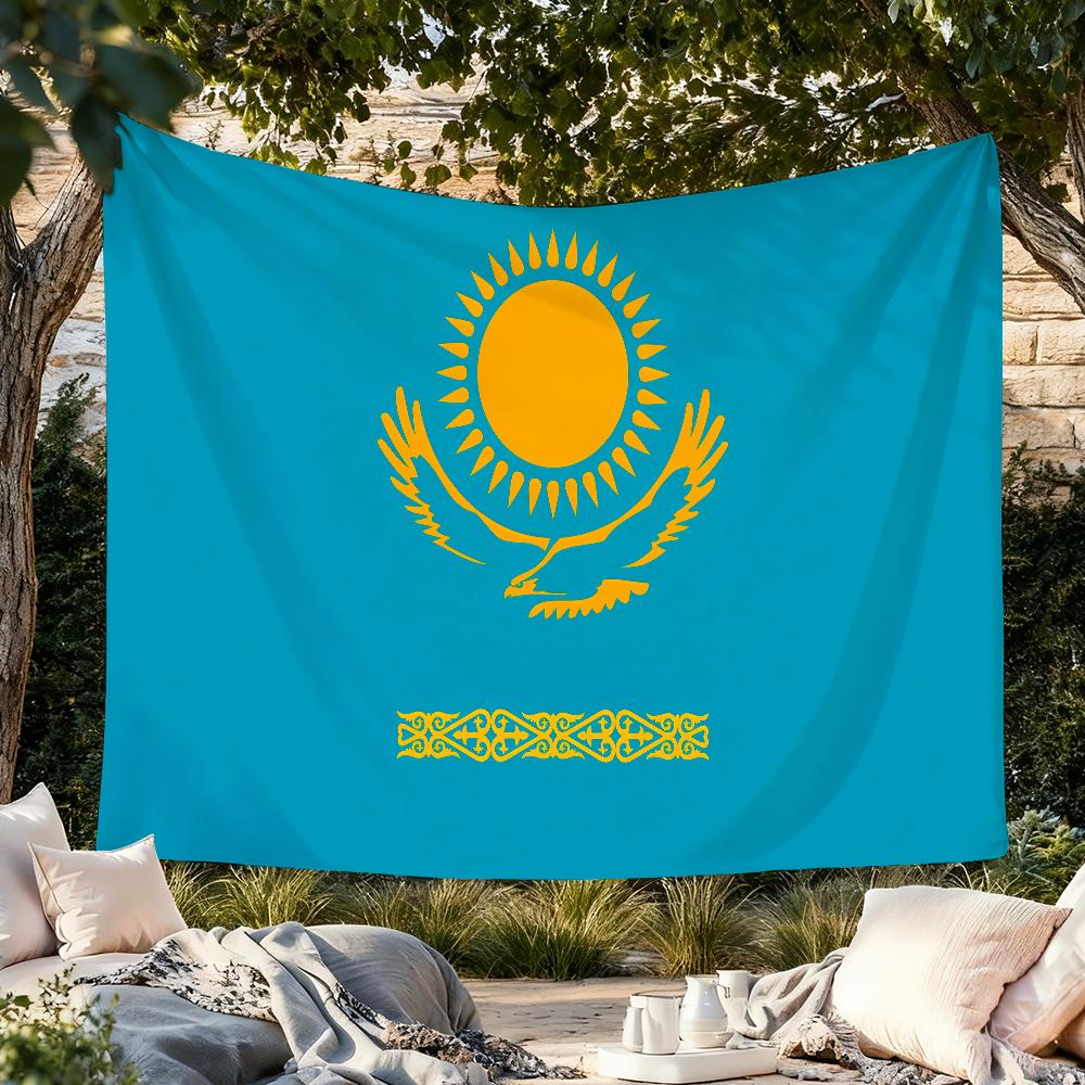 Land K-Kasachstan Flagge Für Camping Party Picknick Studio Stand Hintergrundwand Innendekoration Banner