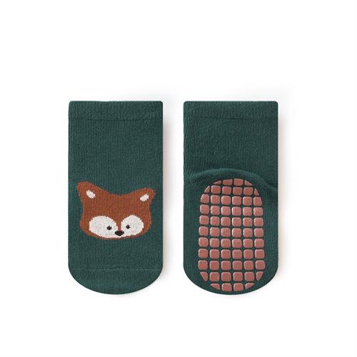 Newborn Boy Girl Cotton Anti-Slip Floor Socks Spring Autumn Korean Cute Cartoon Toddler Socks Children Rubber Soles Sports Sock