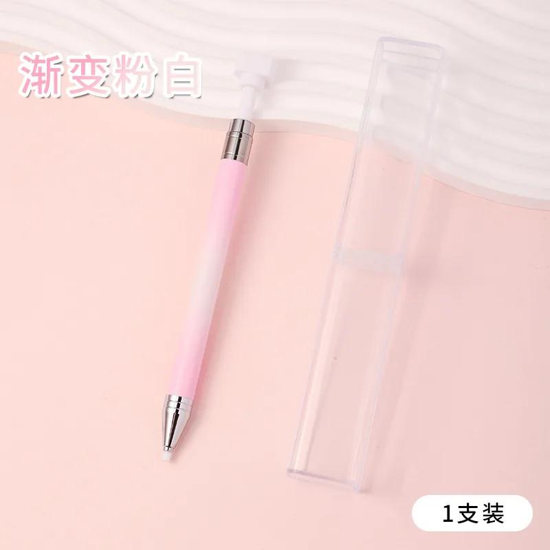 Gradient Diamantmalerei Stift mit Wachsnachfüllung, Drehbarer Klebepunkt Bohrer Stift für Nagelkunst Strasssteine Werkzeuge
