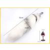 Faux Fox Tail Metal Anal Butt Plug Adult Masturbation Sex Toy Prostate Massager