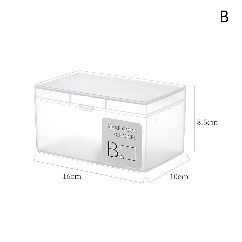Mini plastová krabička Obdélníková krabička Průsvitná krabička Balící krabička Úložná krabička Prachotěsná Odolná úložná schránka na šperky