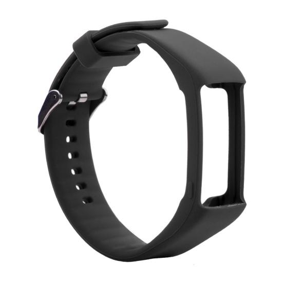 Pulseira de Relógio de Silicone Ajustável de Substituição de 22mm para Polar A360 A370