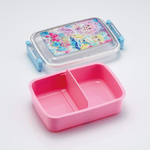 Skater Children's Lunch Box, 450ml, with a Soft Dome-Shaped Lid, Single Tier, Made in Japan, Secret Eye-Pri Design, Girl's RBF3ANAG-A