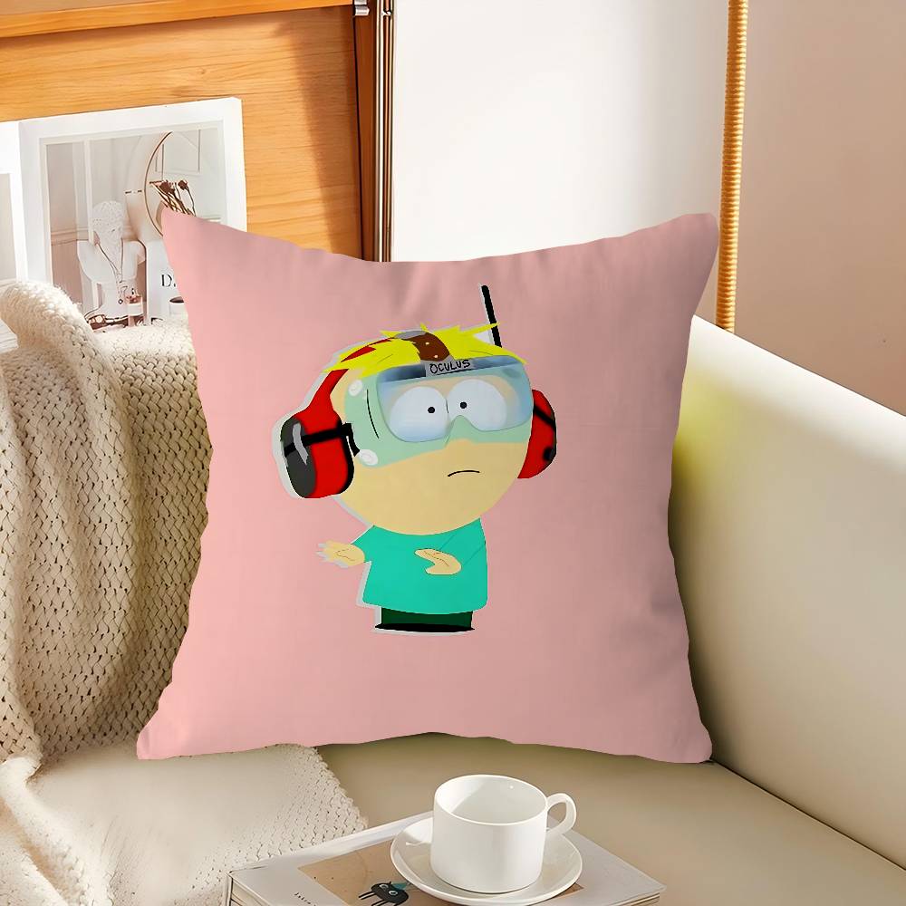 Аниме Южный Парк Баттерс Персонализированное Изображение Текст Домашние Декоративные Подушки Бытовые Подарки 45x45 см 24x24Inch