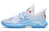 Men's Sneakers Anta Nitrogen Technology Cushioning Slip Resistant Low Top Basketball Shoes Men's White Blue,