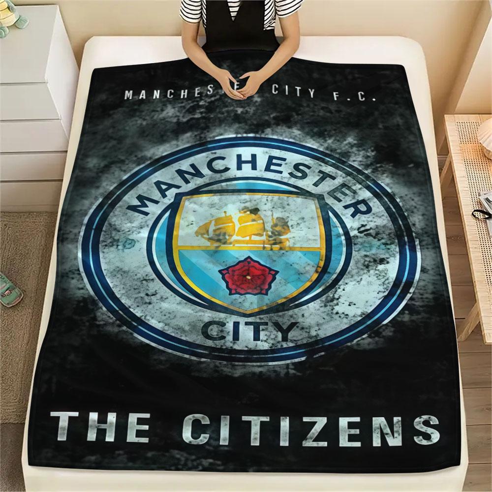 Coole MCFC Drucke Decke, Hohe Qualität, Bequem für Alle Jahreszeiten, Heimdekoration, Wärme und Komfort