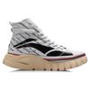 Li Ning Boot Textile, TPU Slip Resistant, Abrasion Resistant, Breathable High top Casual Shoes Women's White Black AGCP388-15