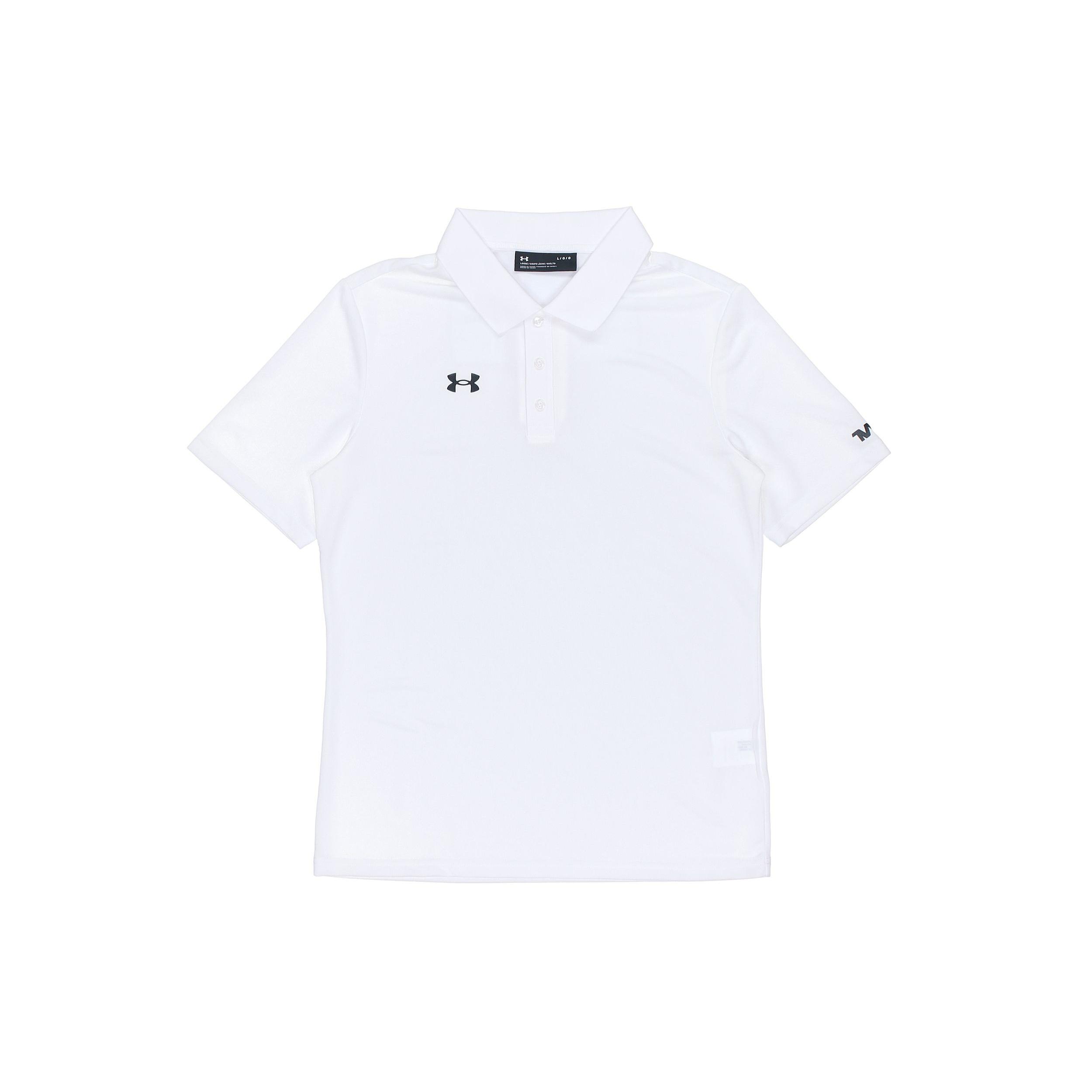 Under Armour Causual Sports Training Ventilate Polo Male  White  Men s 21500537-100 XXXL