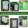 Garden Insect Plant Covers, Pop-up Black, Durable Plastic Mesh Grid Garden Cage, Breathable Greenhouse Protective Covers, 2 Pcs