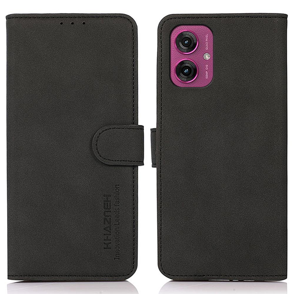 KHAZNEH For Motorola Moto G55 5G Stand Case PU Leather Wallet Phone Cover